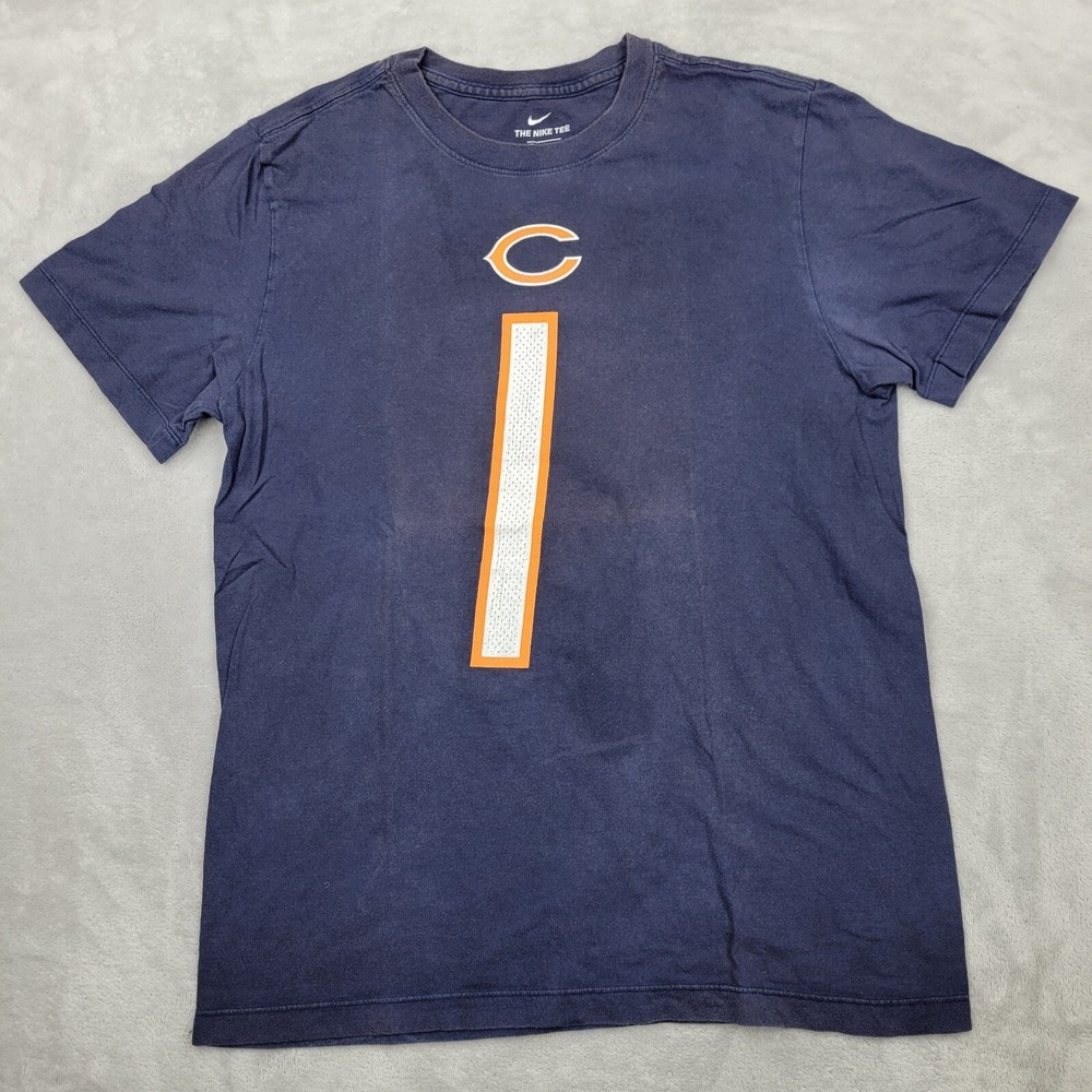 Chicago Bears Shirt Men Small Nike Football Team Jersey Quarterback Fields Adult